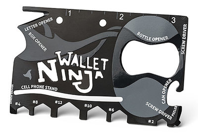 Wallet Ninja 18 in 1 MultiTool Card